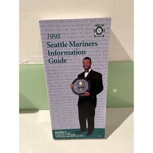 1998 Seattle Mariners Baseball MLB Media GUIDE